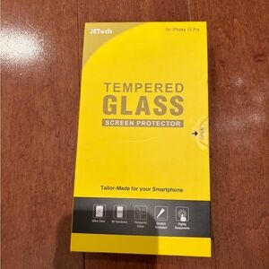 2 Tempered Glass Screen Protector for iPhone 15 Pro